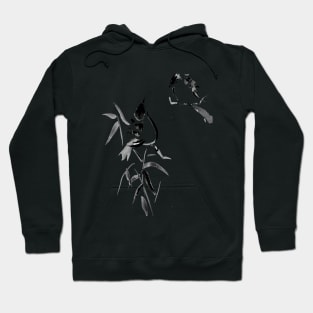 Little Sumi-e Birds Nr 42 Hoodie